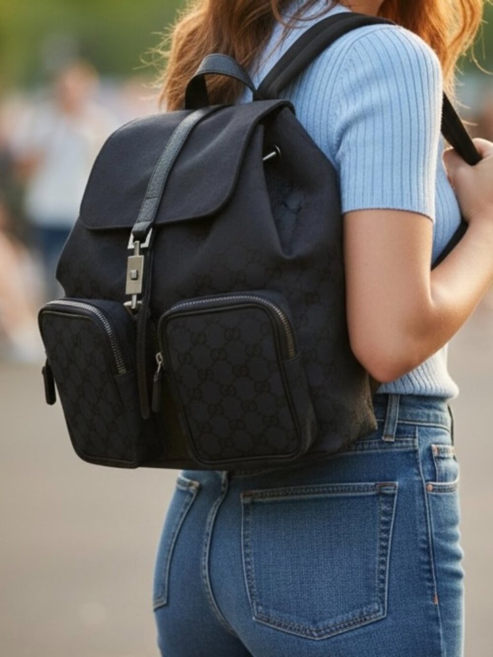 Gucci GG Jackie Lock Backpack - Picture 6 of 7